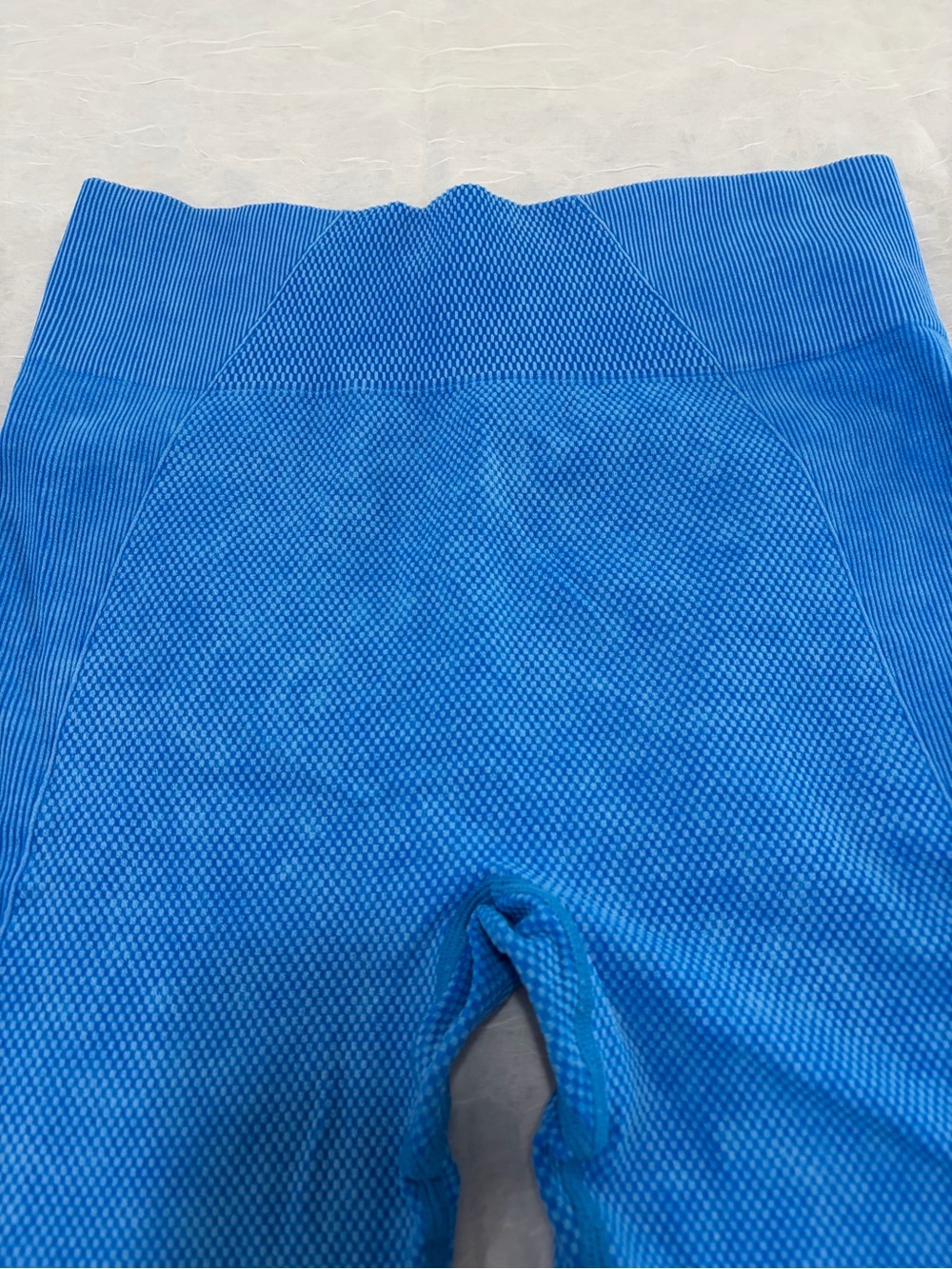 New Mix Royal Blue Seamless Kids Leggings - Picture 4 of 8